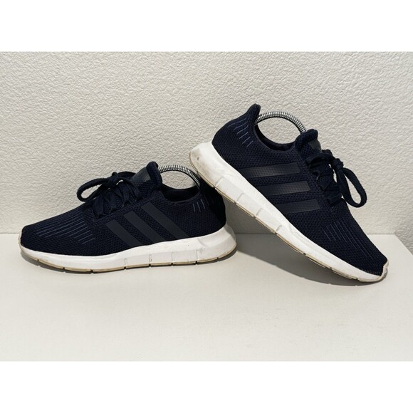 Adidas Mens Swift Run X Running Shoe Size 8.5 Blue White Sneaker Slip On Casual - Picture 9 of 13